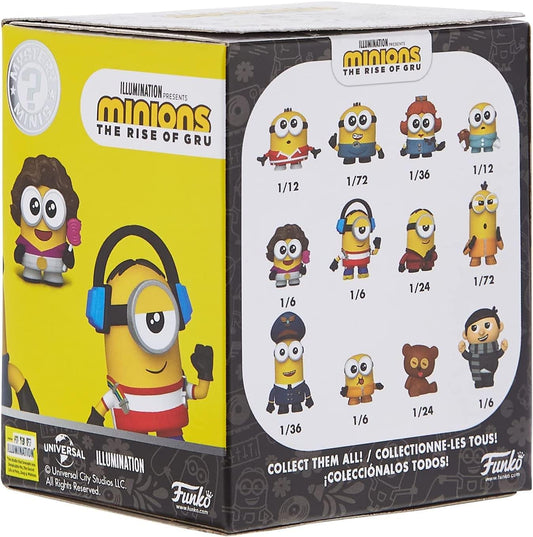 Funko Mystery Minis Minions Rise Gru multicolor side view, great for ongoing collection.