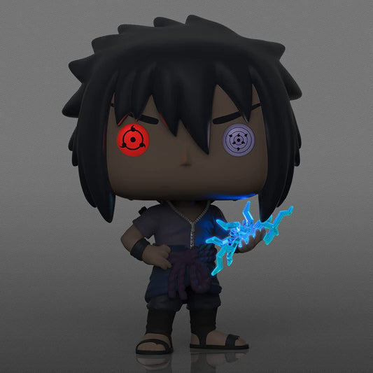 Funko Naruto Sasuke Chidori action pose showcasing dynamic display potential.