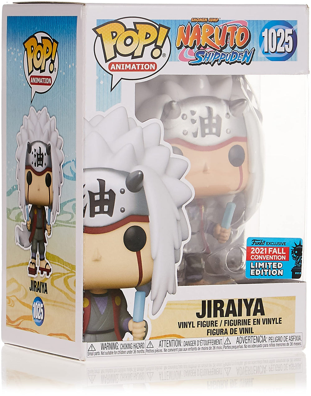 Detailed vinyl Jiraiya figure from Naruto Shippuden with high-quality finish