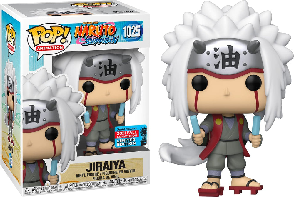 Window box packaging for Funko Jiraiya figure, display-ready in-box