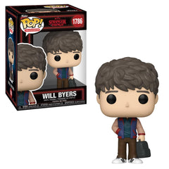 Funko Will Byers figure on display shelf, ideal for collectors