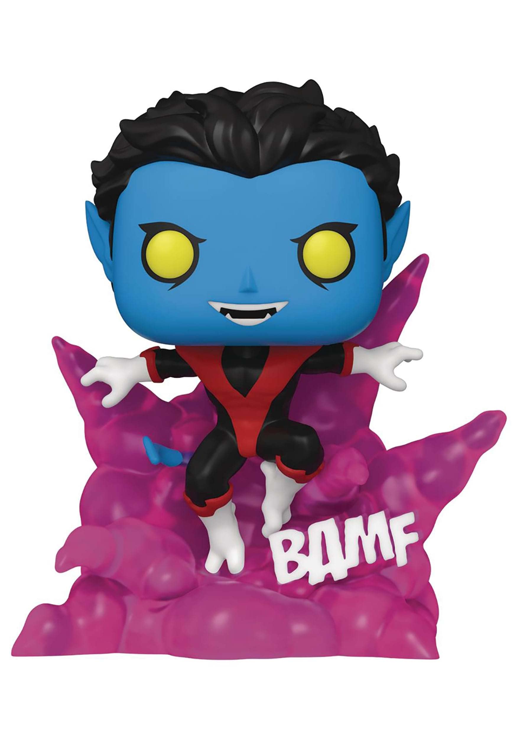 Funko Nightcrawler deluxe figure in teleporting pose for dynamic display.