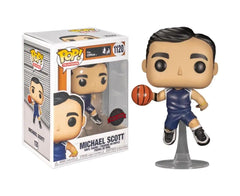 Funko POP! The Office Michael Scott Basketball Special Edition figure for desk display and shelf collection.