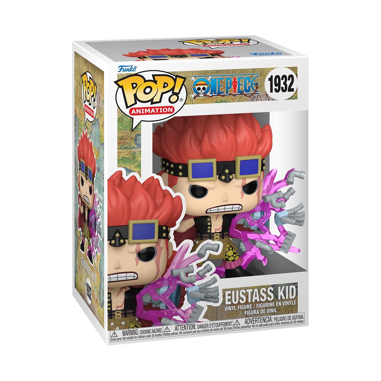 Funko One Piece Kid Awakening front view; ideal for display and collection