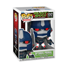 Funko Optimus Primal from Transformers Classic, front view, premium vinyl collectible for display.