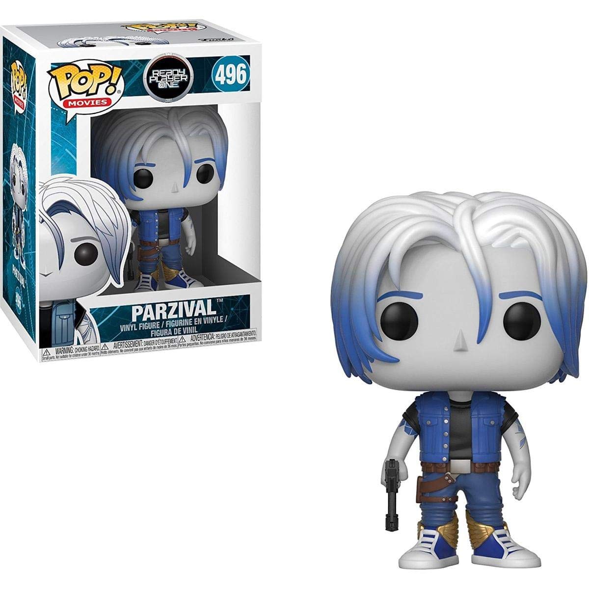 Funko Parzival Ready Player One Pop figure ideal for display and collection.