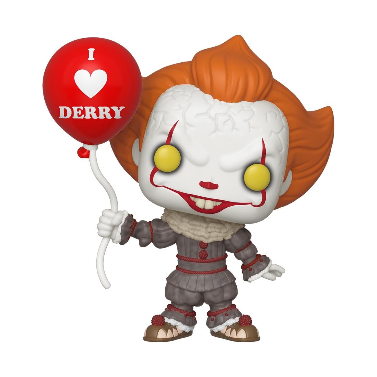 Funko Pennywise It Chapter 2 close-up paint details with vibrant multicolor finish