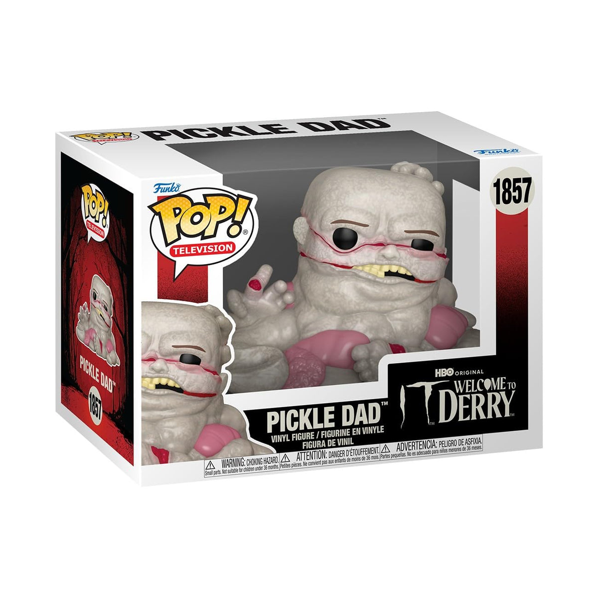 Funko Pickle Dad front view; ideal display piece for shelves.