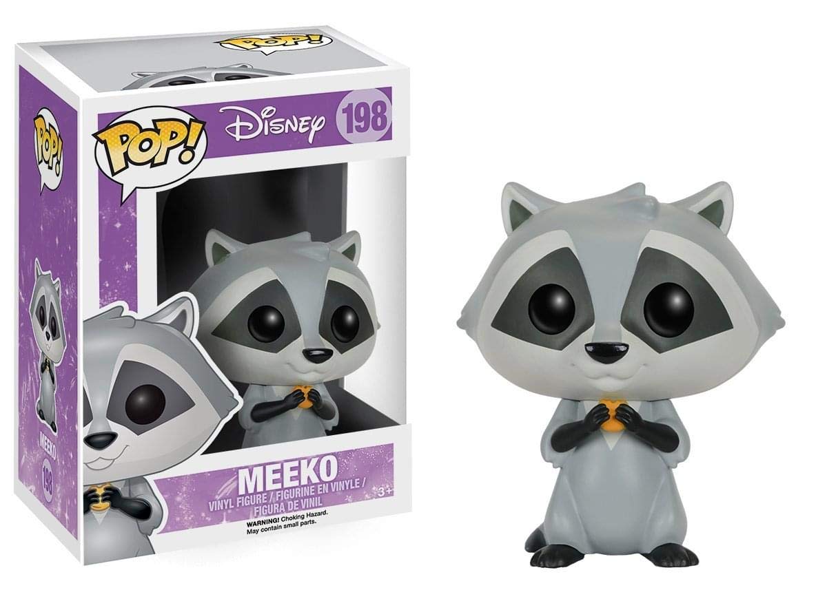 Meeko POP vinyl figure from Funko, a charming Disney character for shelves.