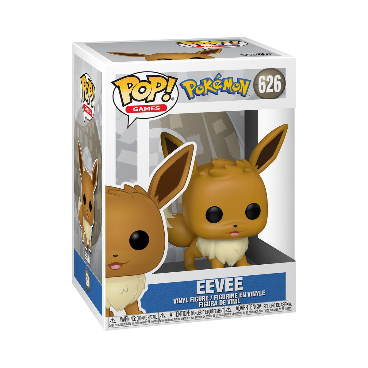 Funko Eevee Pop! figure front view for display and collection.