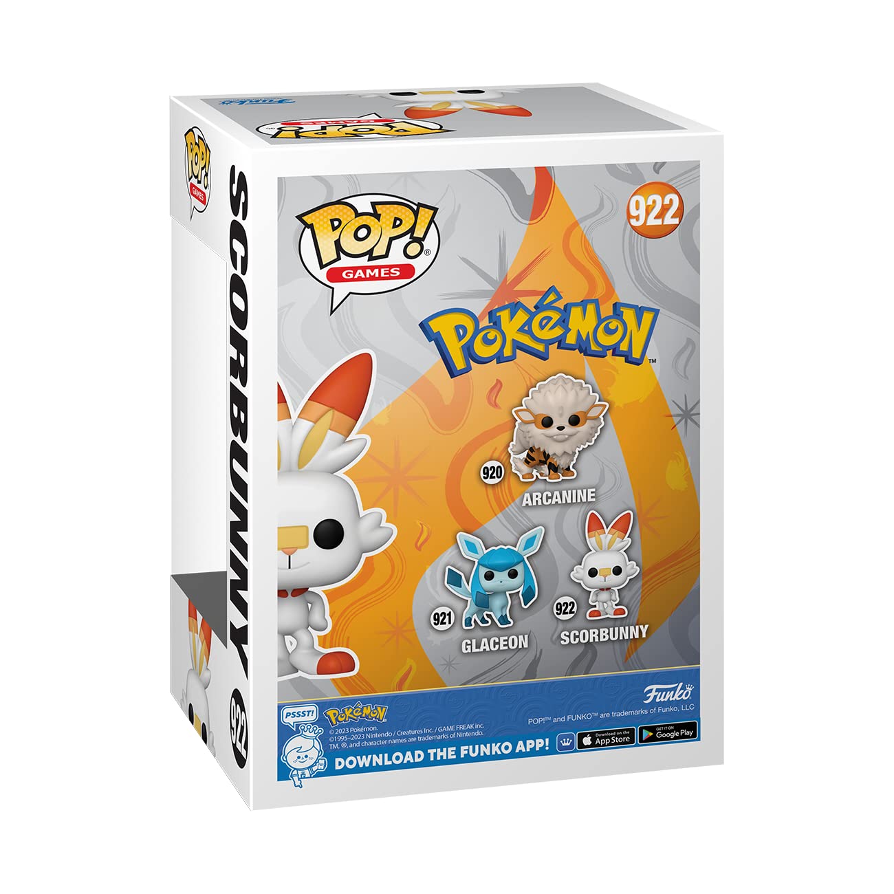 Funko Pokemon Scorbunny detailed paint boosts display appeal.
