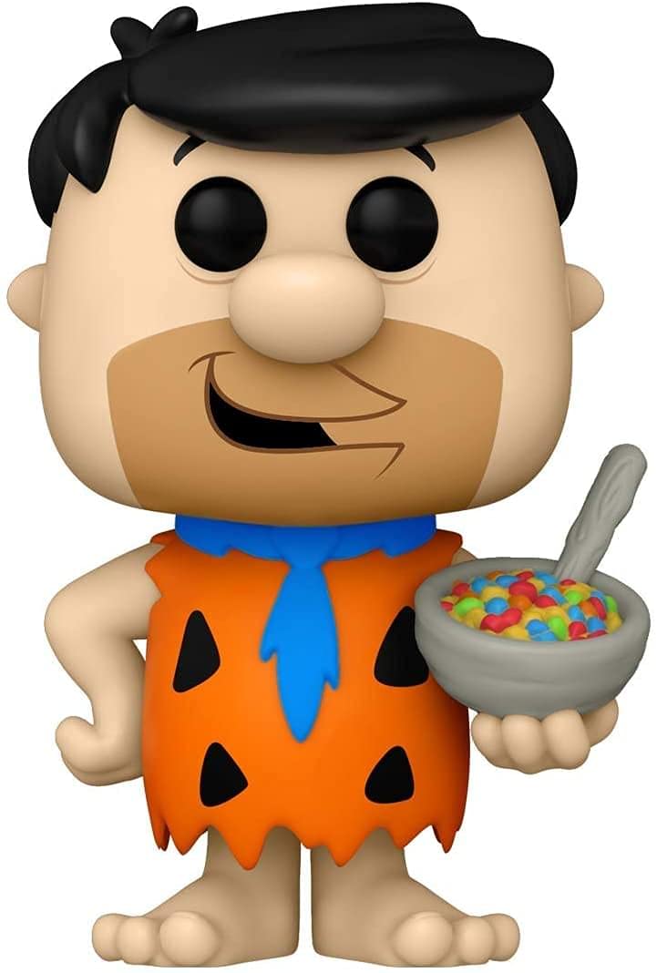 Funko Pop! Fruity Pebbles Fred with Cereal figure, ideal for shelf display and nostalgia