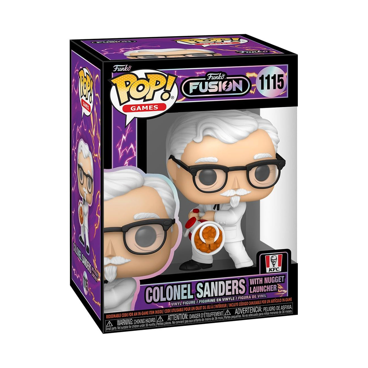 Funko Pop Ad Icons Fusion Colonel Sanders figure for display and collection