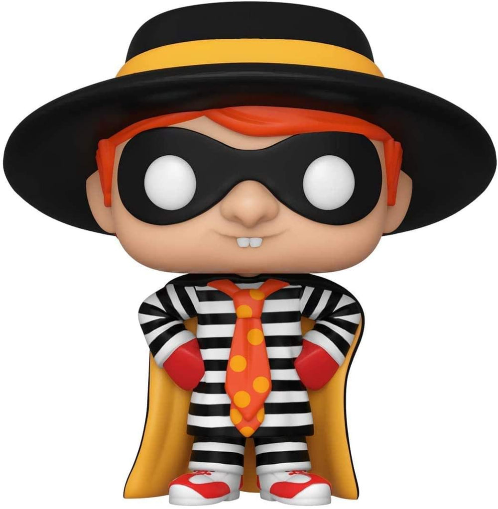 Funko Pop Ad Icons McDonald's Hamburglar vinyl figure, 3.75-inch display-ready collectible.