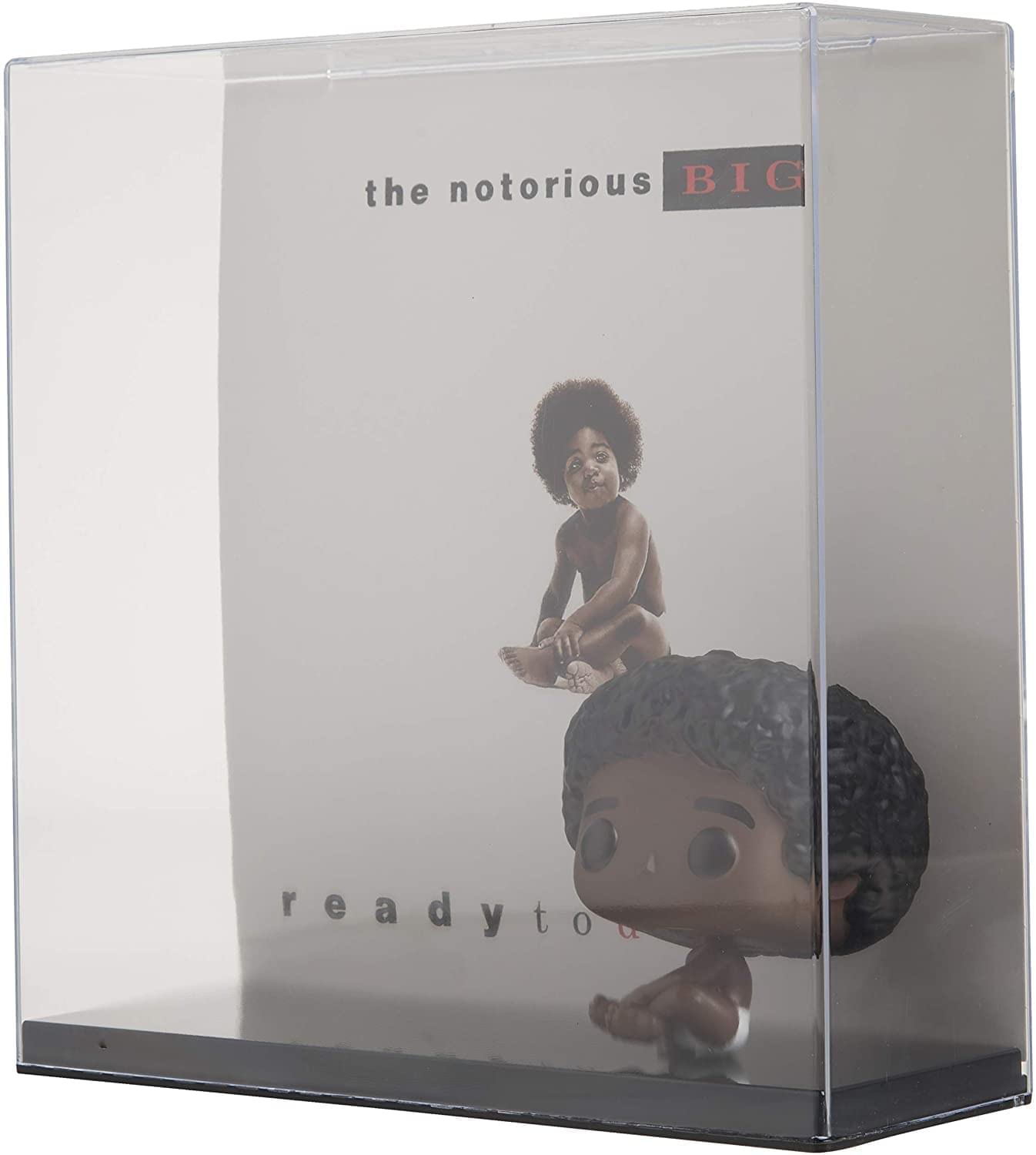 Funko Pop Albums display Biggie Smalls with hard shell case for safe collection storage
