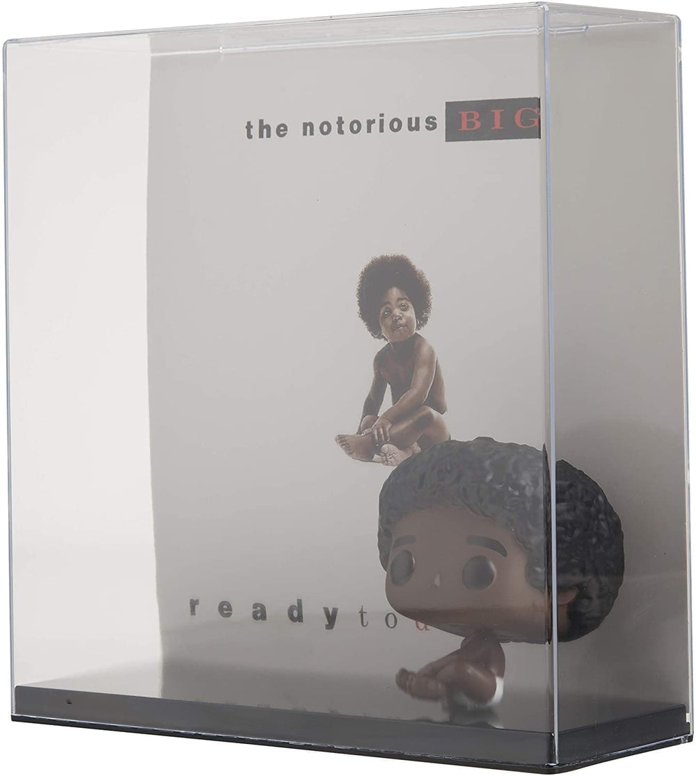 Funko Pop Albums display Biggie Smalls with hard shell case for safe collection storage