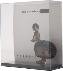 Funko Pop Albums display Biggie Smalls with hard shell case for safe collection storage