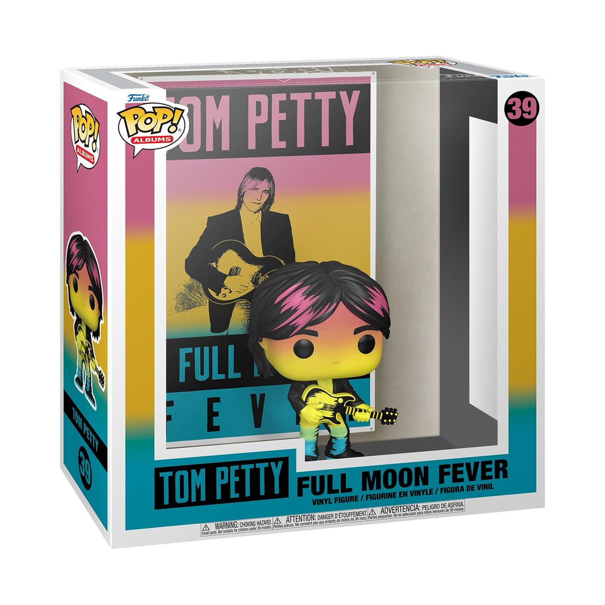 Funko Pop! Albums Tom Petty Full Moon Fever cover art for wall display and collectors.