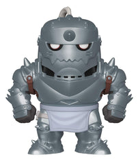 Side view of Funko Pop Animation Alphonse Elric figure for shelf display.