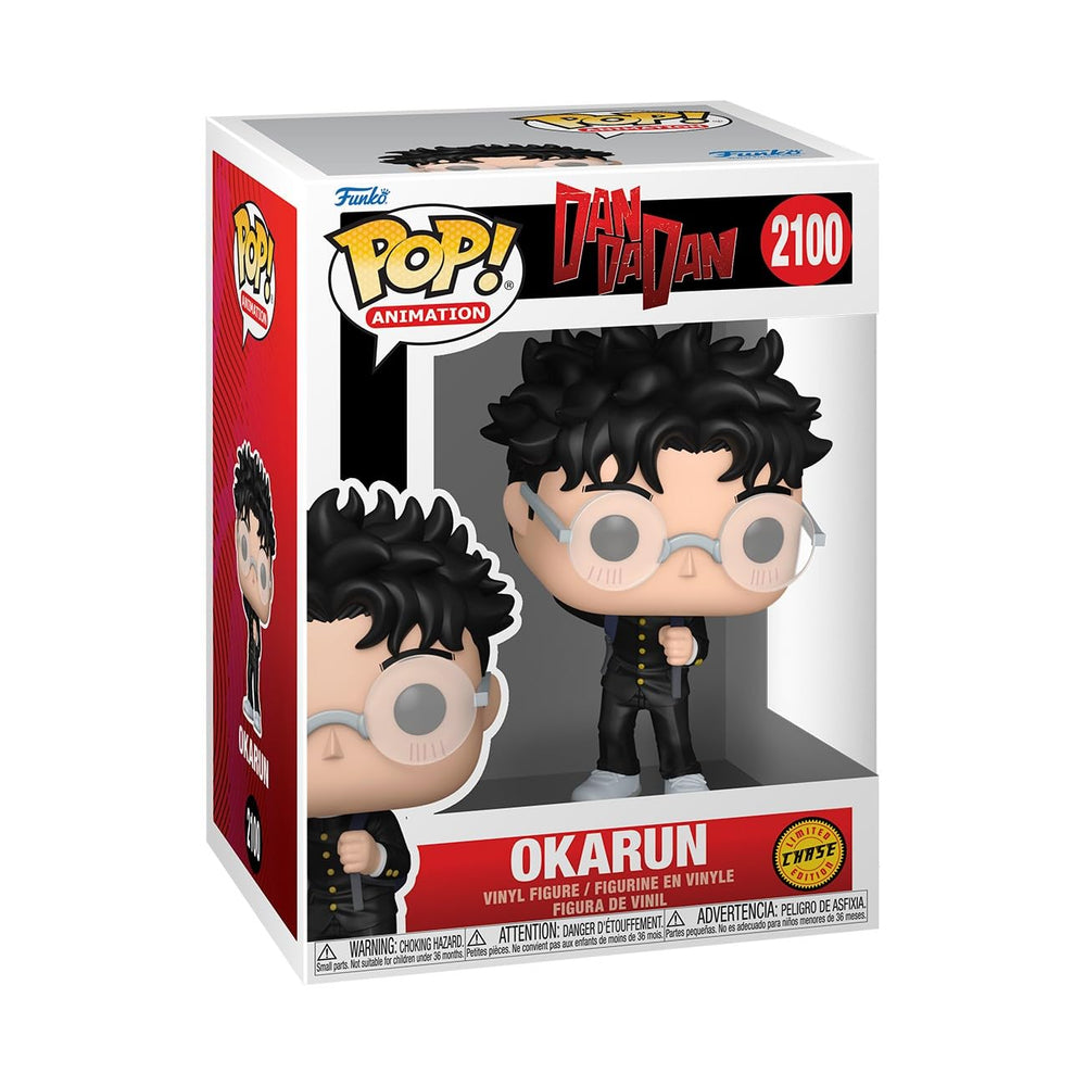 Funko Pop! Animation Dandadan Okarun Transformed side view highlighting pose for display