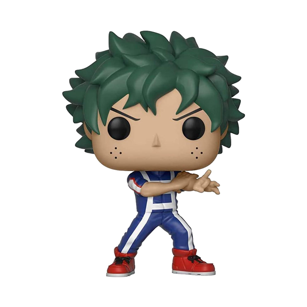 Funko POP! Deku training figure, side view, perfect for shelf display.