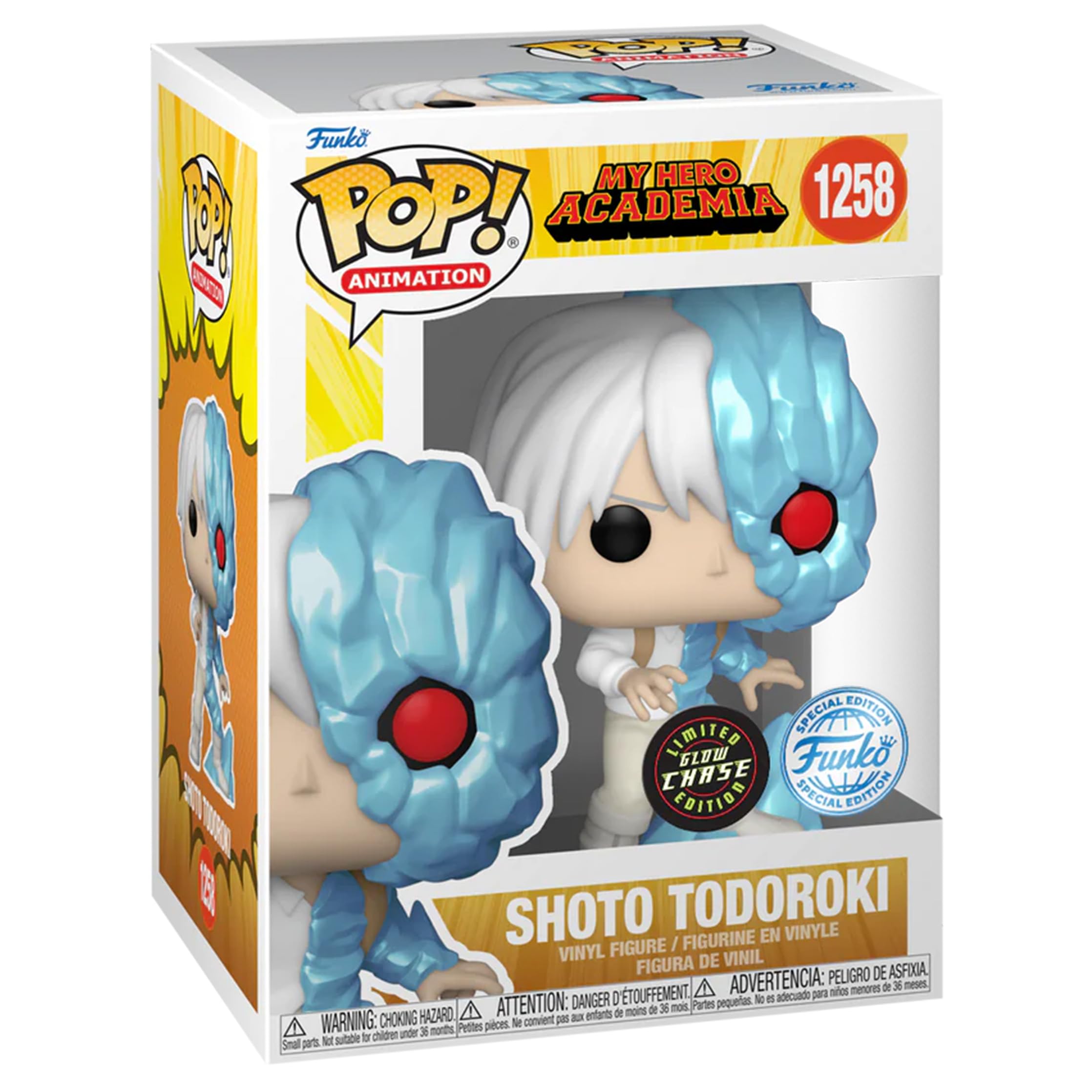 Funko Pop! Ice Todoroki special edition figure with vibrant multicolor detailing for display.