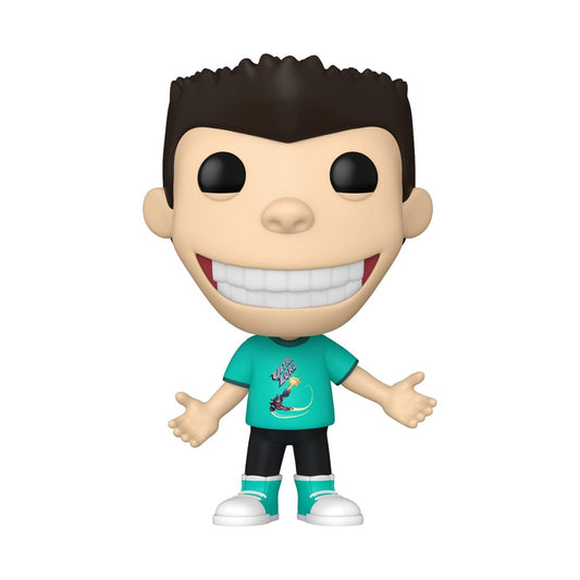 Funko Pop Animation Jimmy Neutron Sheen side view ideal for shelves.