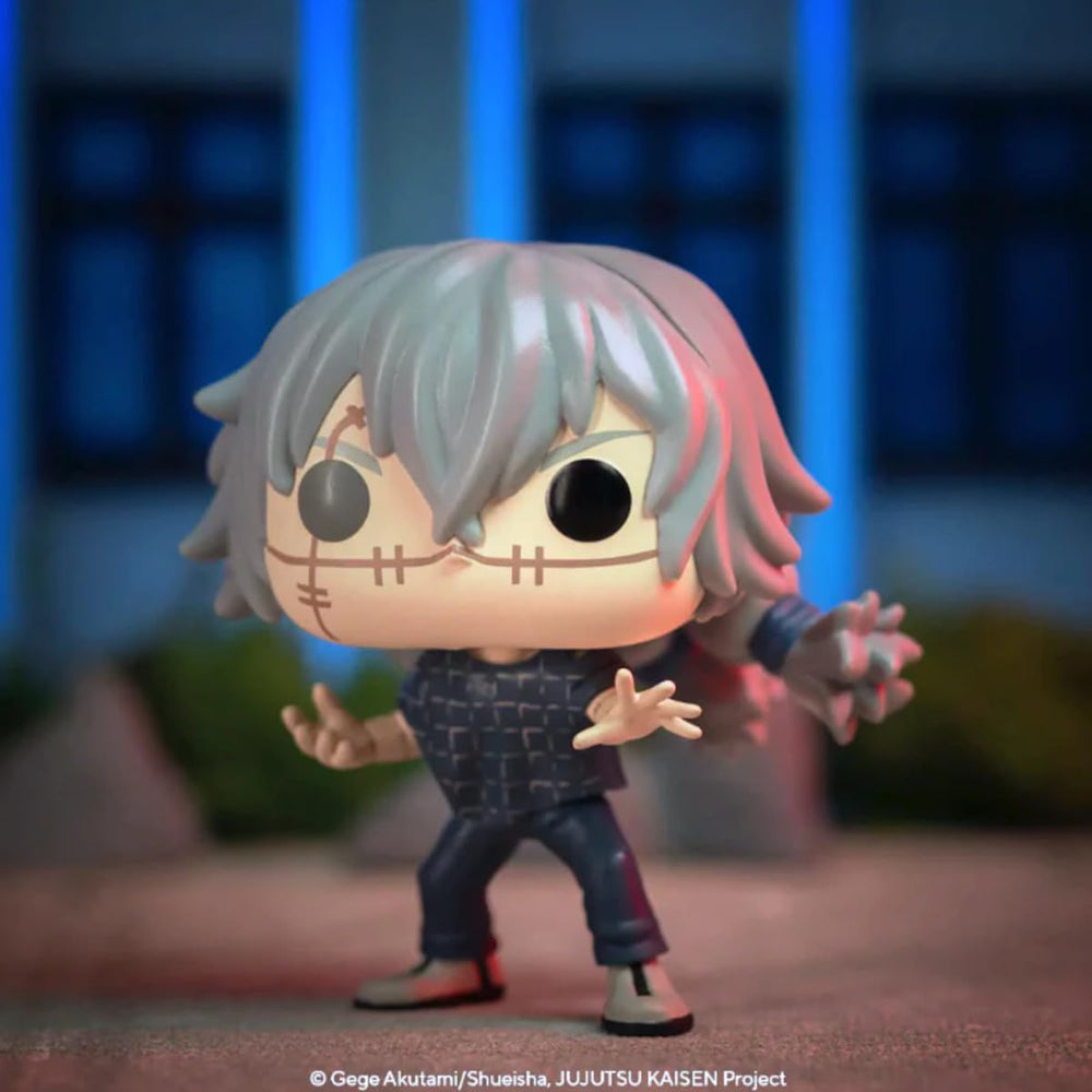 Funko Mahito back view highlights character design for display