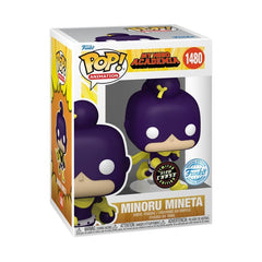 Funko Pop! Animation Minoru Mineta face detail captures character likeness accurately.