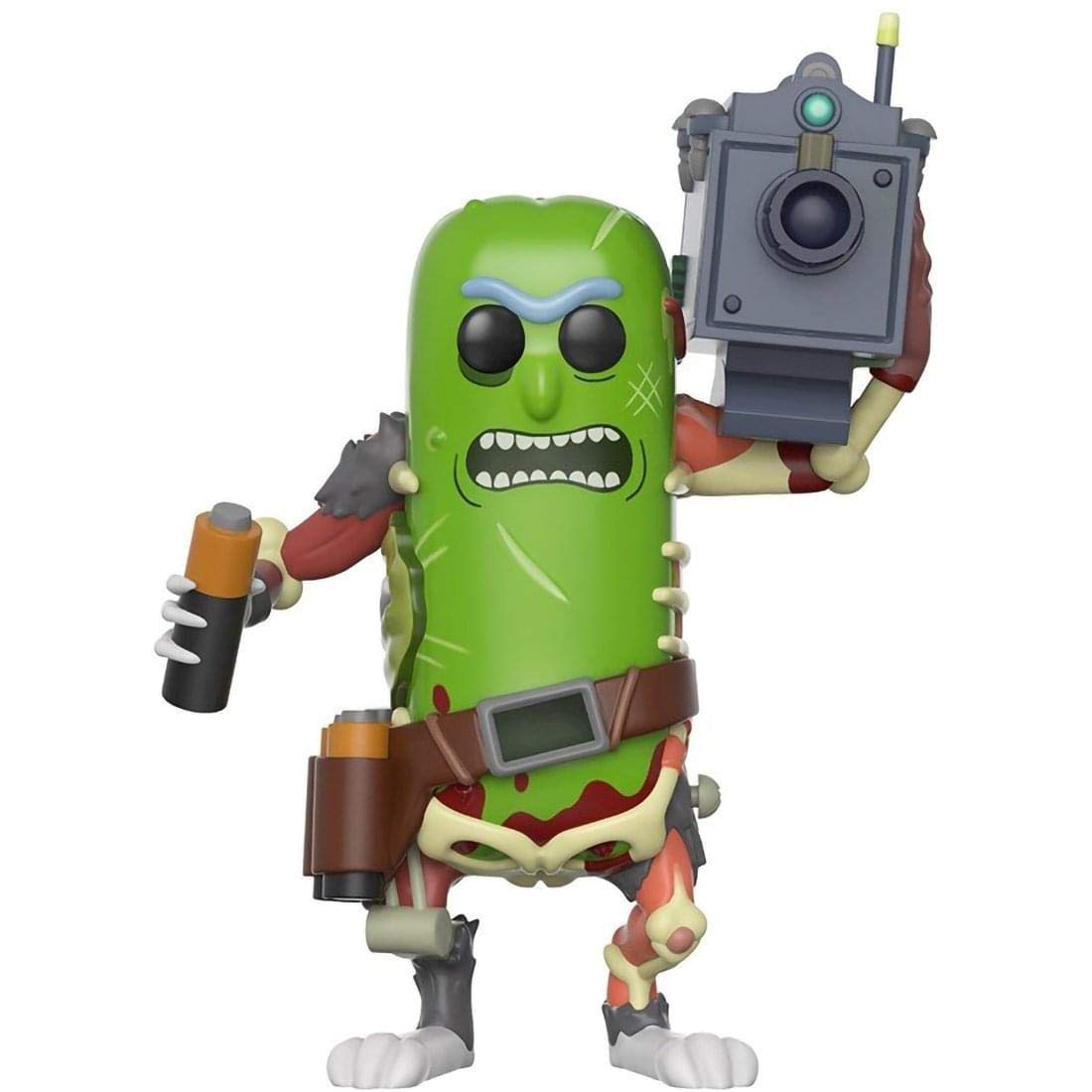 Laser beam detail on Pickle Rick adds dynamic flair to your collection.