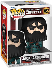 Funko Samurai Jack 4.25-inch vinyl height for compact displays.
