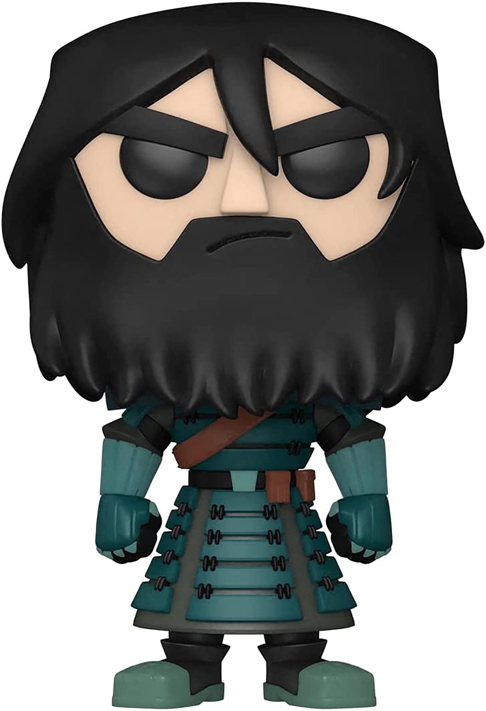 Samurai Jack armored stance figure ideal for shelf display.