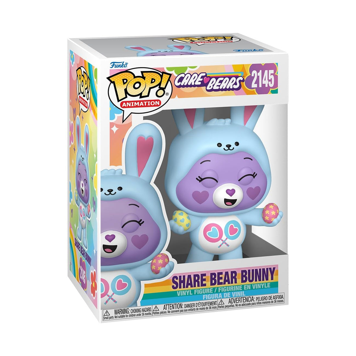 Funko Share Bear Bunny figure from POP! Animation, ideal display for shelves