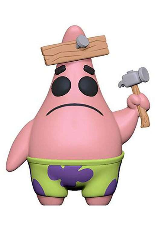 Funko Pop Patrick with Board figure from SpongeBob, ideal for display and collection.