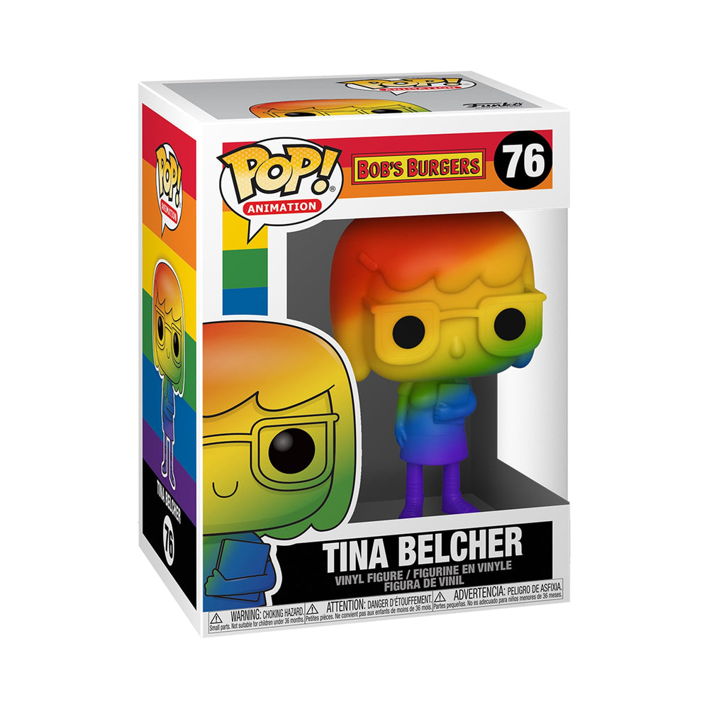 Funko Pop Animation Tina Belcher Rainbow figure for display and collection.