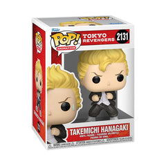 Funko Pop! Tokyo Revengers Takemichi Hanagaki front view for display and collecting