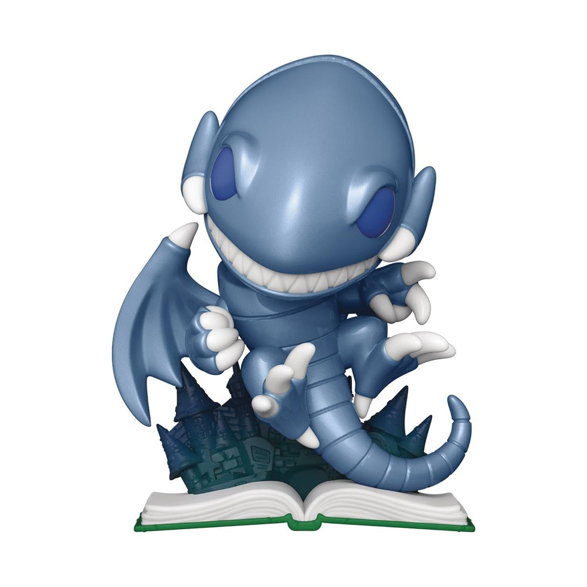 Funko Pop Blue-Eyes Toon Dragon metallic figure for Yu-Gi-Oh display and collection