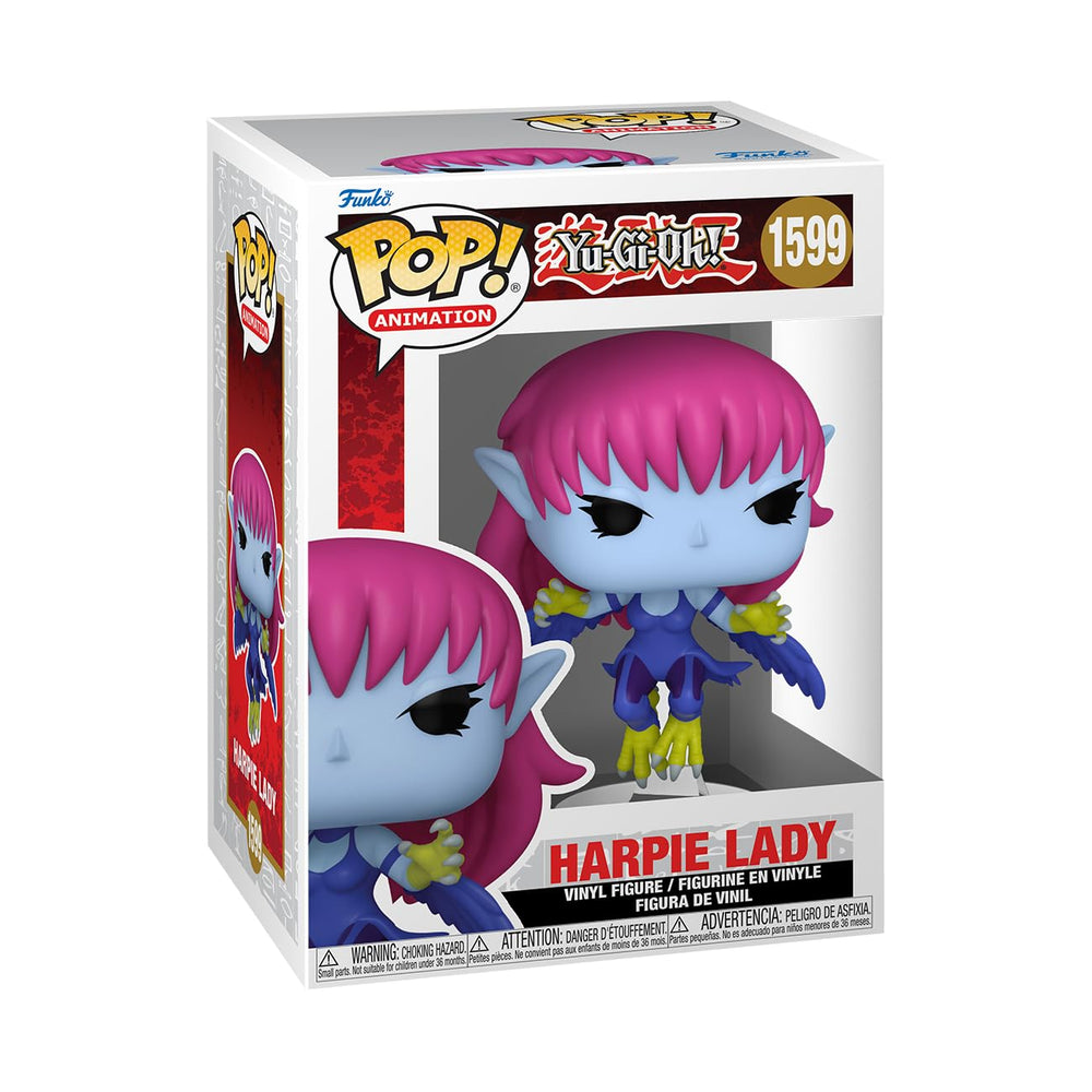 Funko Pop! Harpie Lady vinyl figure for Yu-Gi-Oh fans, ideal display piece.