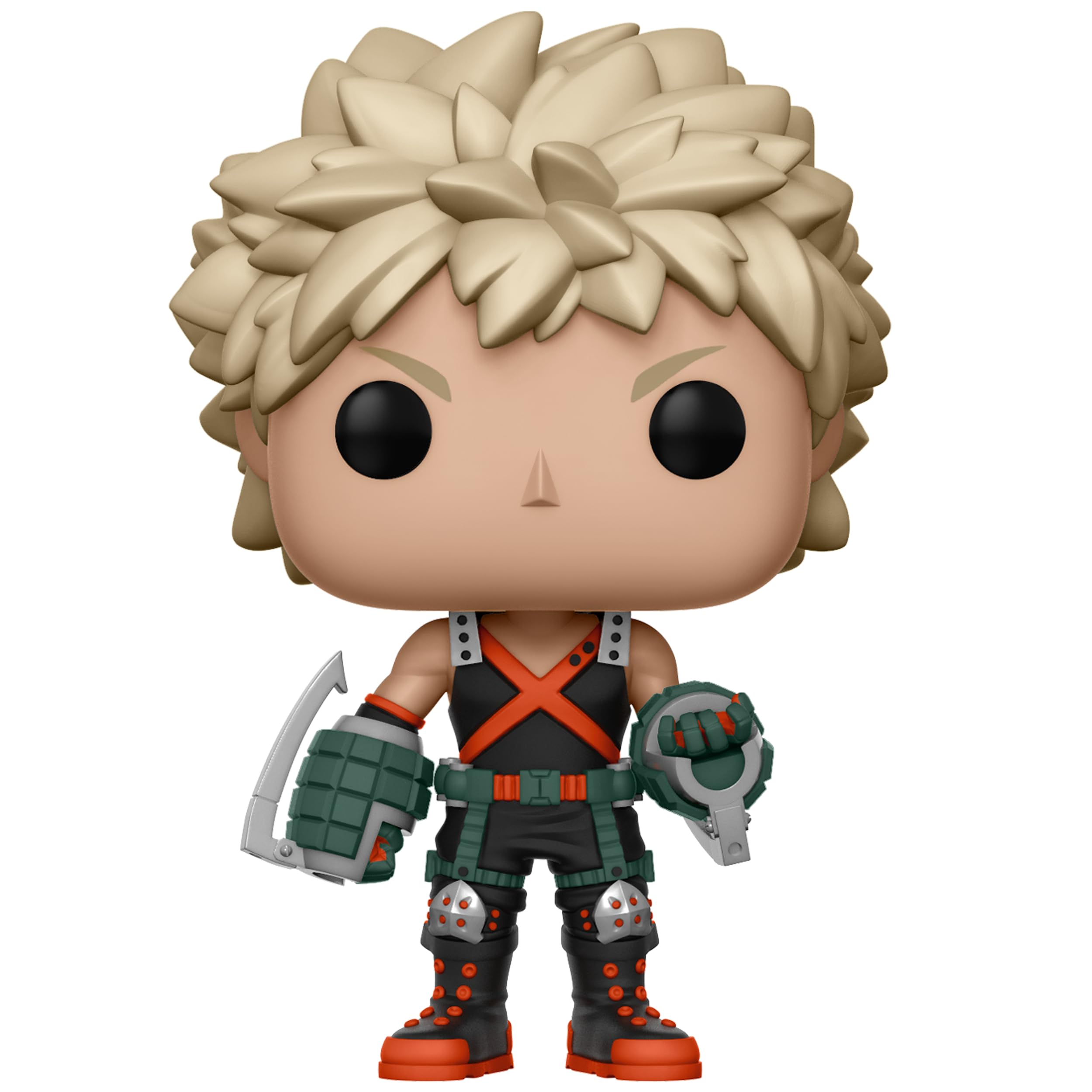 Funko POP! Anime Katsuki Bakugo pose close-up ideal for fan display.