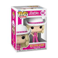 Funko Pop Barbie Western side view for on-desk display and gifting