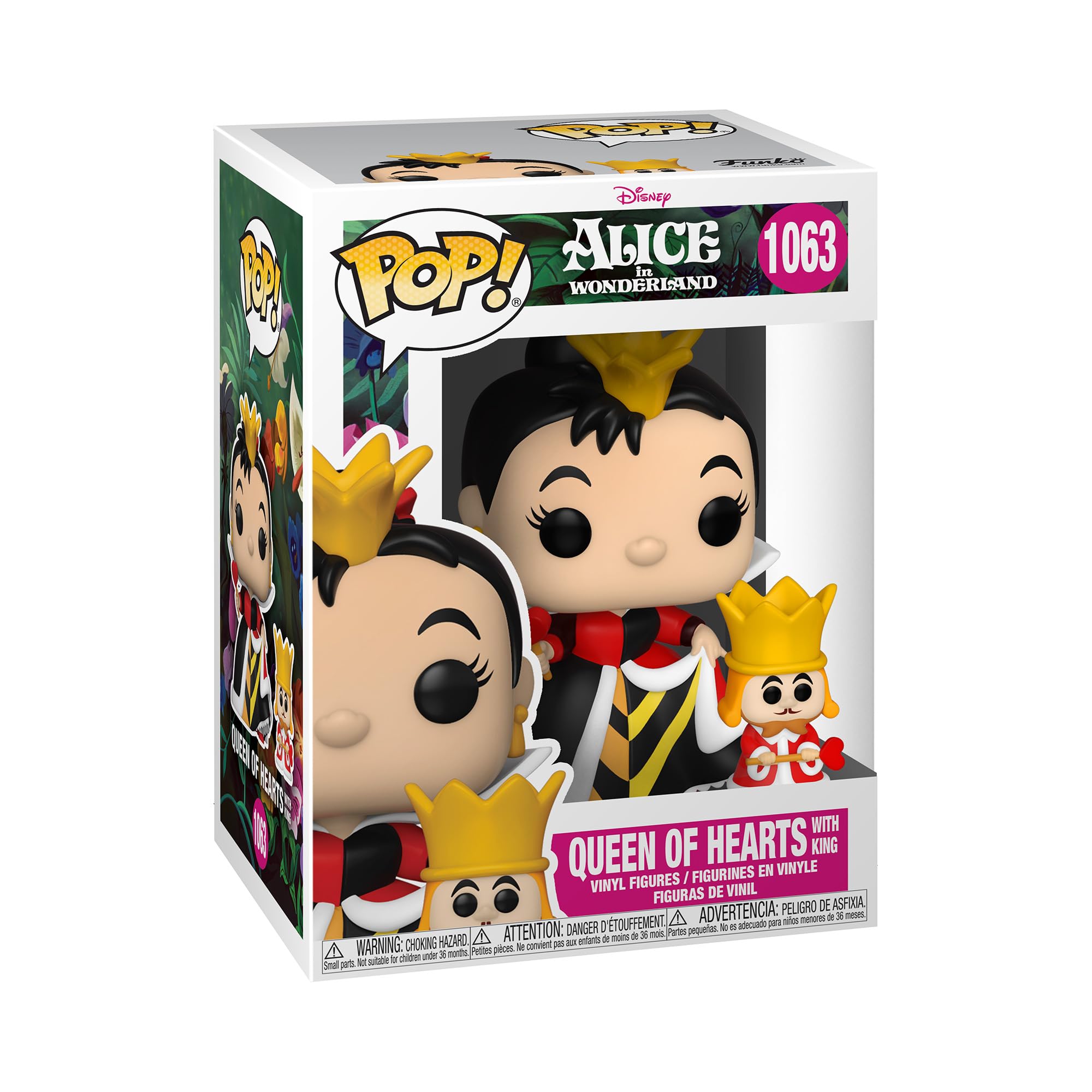 Funko POP Buddy Disney Queen with King multicolor figure on display shelf