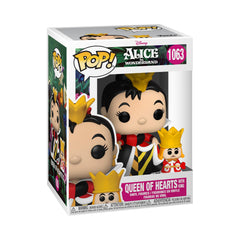 Funko POP Buddy Disney Queen with King multicolor figure on display shelf