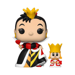Queen with King figure in window box display for collection