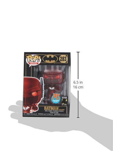 Funko Pop DC Heroes Red Death side view highlighting sculpt details.