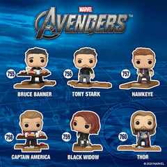 Funko Pop Deluxe Bruce Banner base provides stable shelf placement.