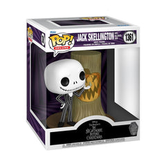 Funko Pop Deluxe Jack Skellington with H Town Door ready for display and Disney fans