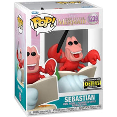 Funko Pop Disney Sebastian figure for shelf display and collection.