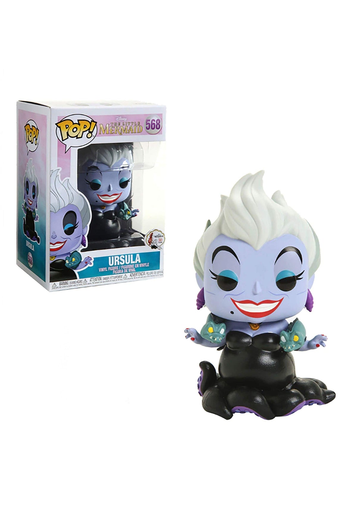 Funko Pop! Disney Ursula with Eels figure ideal for shelf display and fan collection.