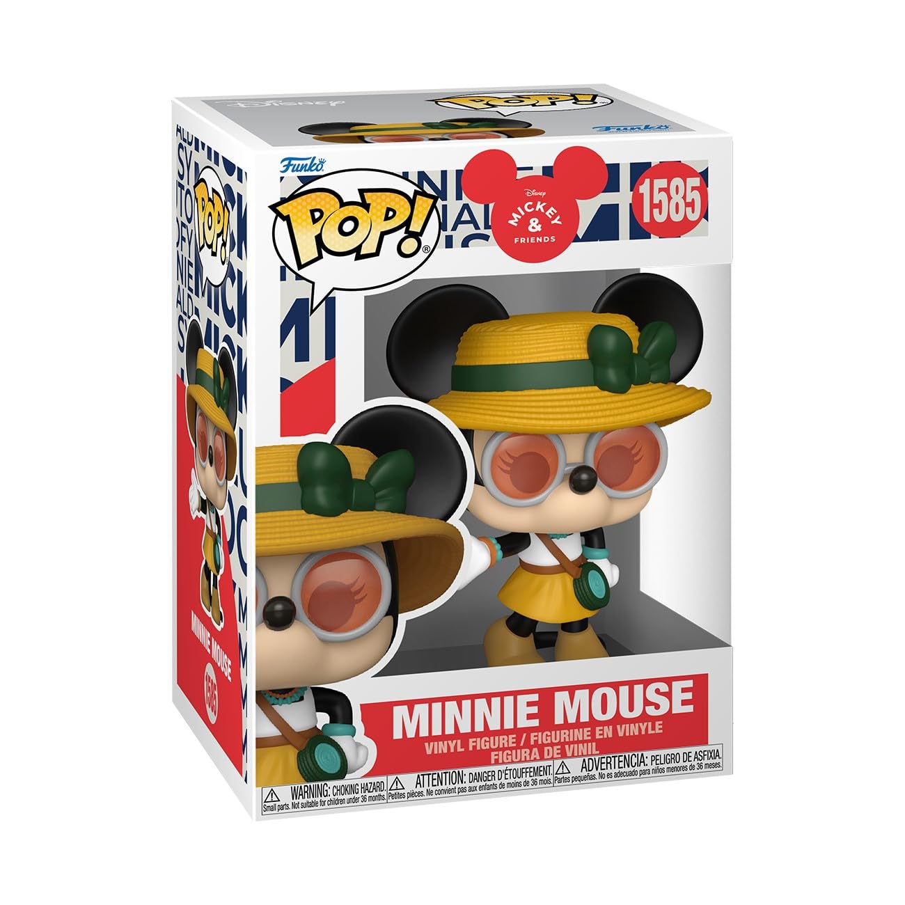 Funko Pop Minnie Mystery Mini Fest face close-up, ideal for desk display