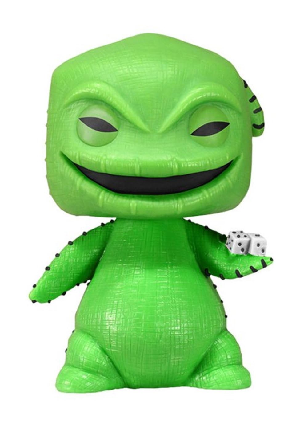 Funko Pop Disney Oogie Boogie Series 4 front view, ideal for desk display.
